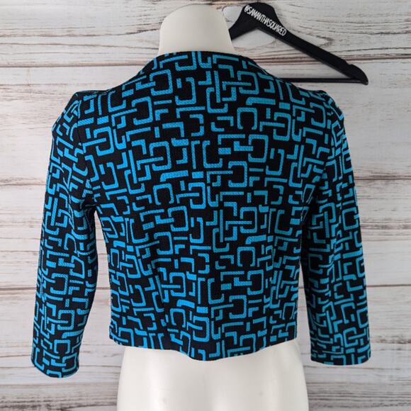 R&K Printed Bolero Jacket sz Small - Picture 6 of 6